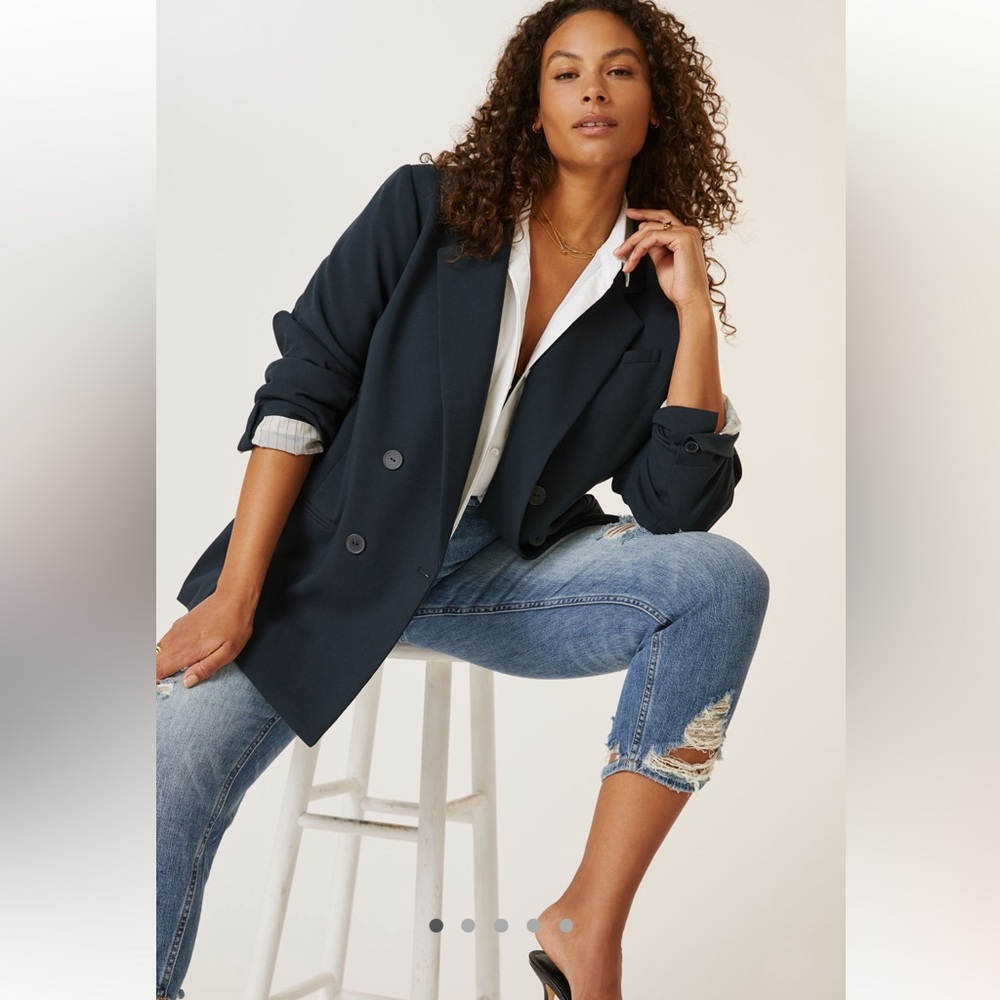 Anthropologie Maeve double breasted blazer